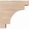 Ekena Millwork Mediterranean Smooth Rafter Tail, Douglas Fir, 5 1/2"W x 12"H x 12"L RFT06X12X12MED00SDF - alternate 2
